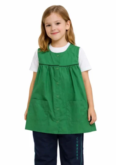 Delantal Verde Niña K4 - K5